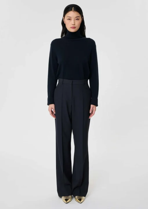 Pantalon Premier bleu nuit en laine