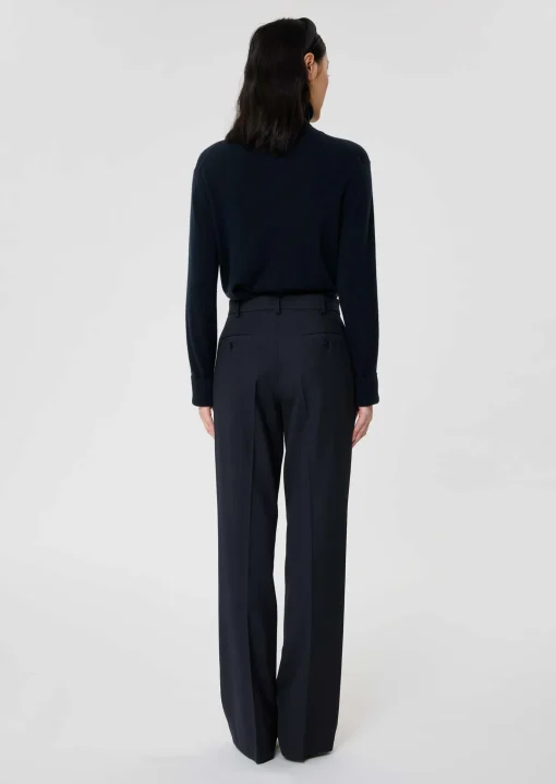 Pantalon Premier bleu nuit en laine