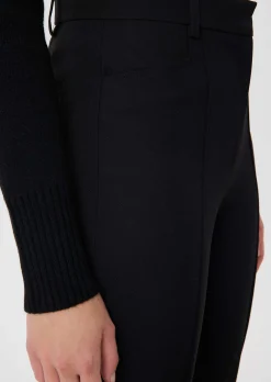 Pantalon Premier noir en laine