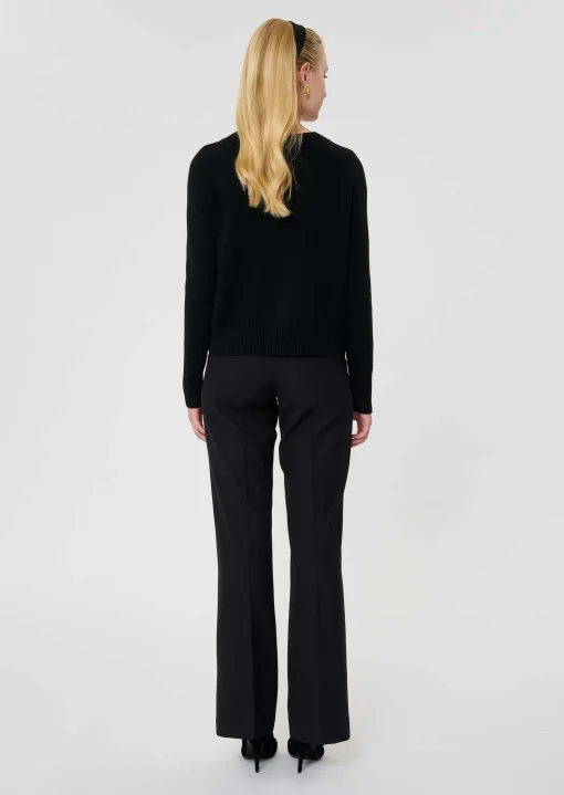 Pantalon Premier noir en laine