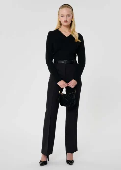 Pantalon Premier noir en laine