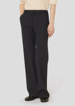 Pantalon Primero bleu nuit en flanelle