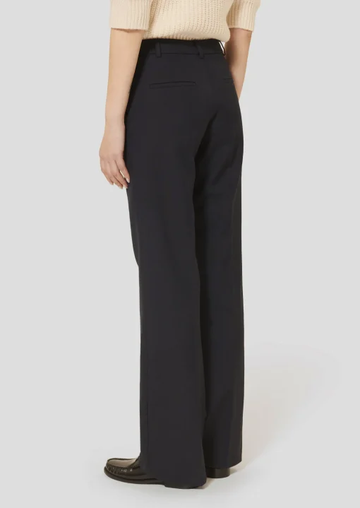 Pantalon Primero bleu nuit en flanelle