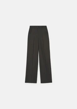 Pantalon Primero marron en flanelle