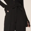 Pantalon Pyla noir en crêpe