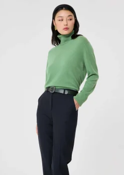 Pull Palia vert en cachemire
