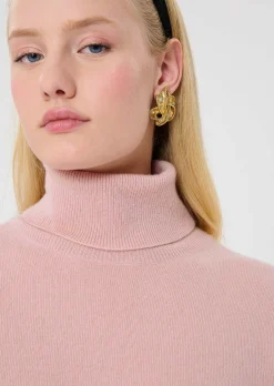 Pull Palia vieux rose en cachemire