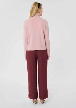 Pull Palia vieux rose en cachemire