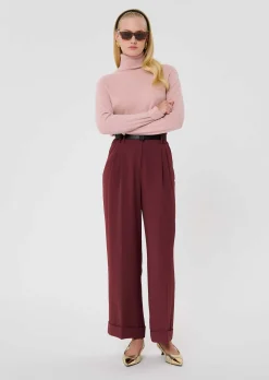 Pull Palia vieux rose en cachemire