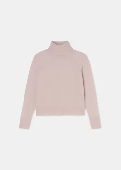 Pull Palia vieux rose en cachemire