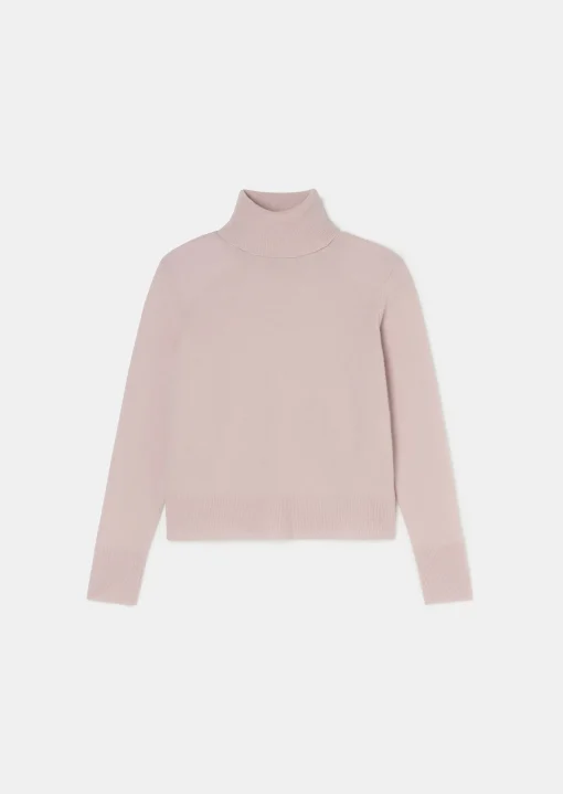 Pull Palia vieux rose en cachemire