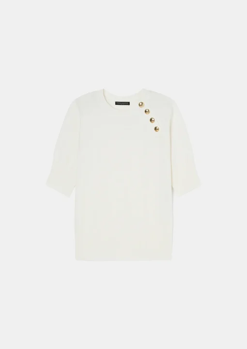 Pull Pastelle écru en laine