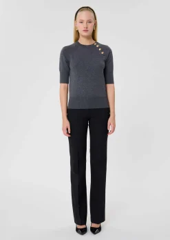Pull Pastelle gris en laine