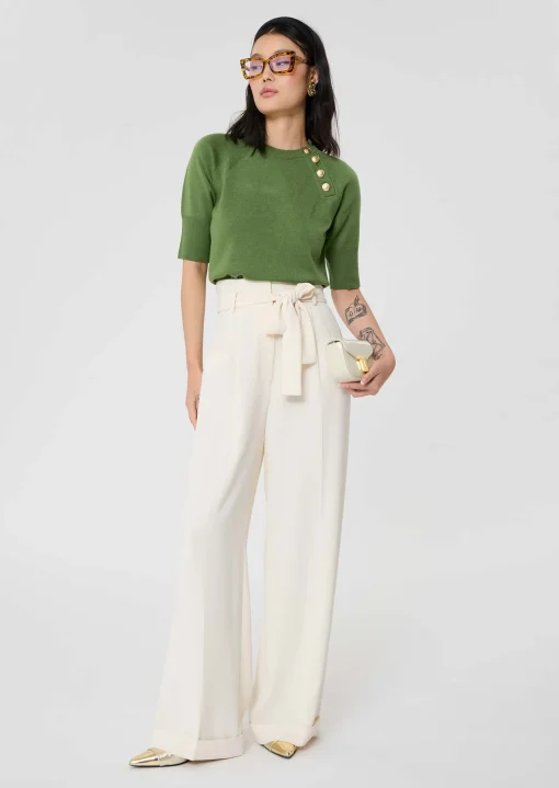 Pull Pastelle vert en laine