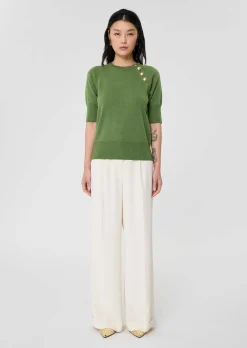 Pull Pastelle vert en laine