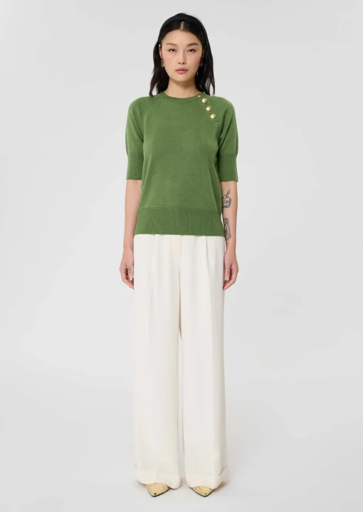 Pull Pastelle vert en laine