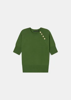 Pull Pastelle vert en laine