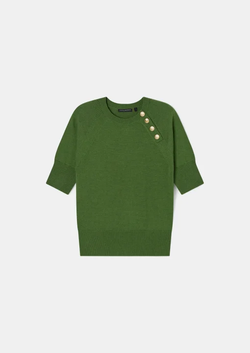 Pull Pastelle vert en laine