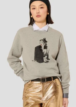 Pull Pauline gris en coton