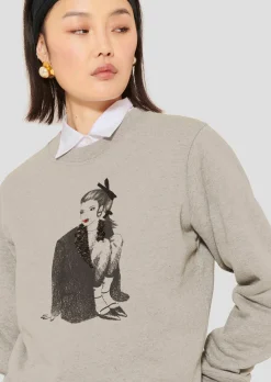 Pull Pauline gris en coton