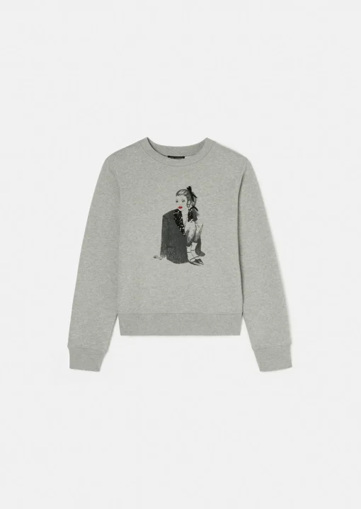 Pull Pauline gris en coton