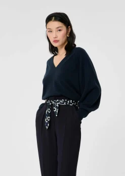 Pull Paz bleu nuit en cachemire