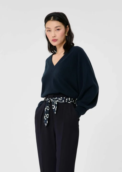 Pull Paz bleu nuit en cachemire