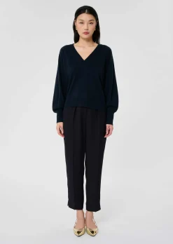 Pull Paz bleu nuit en cachemire
