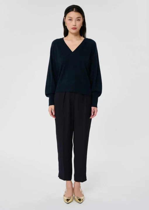 Pull Paz bleu nuit en cachemire