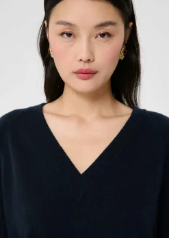 Pull Paz bleu nuit en cachemire
