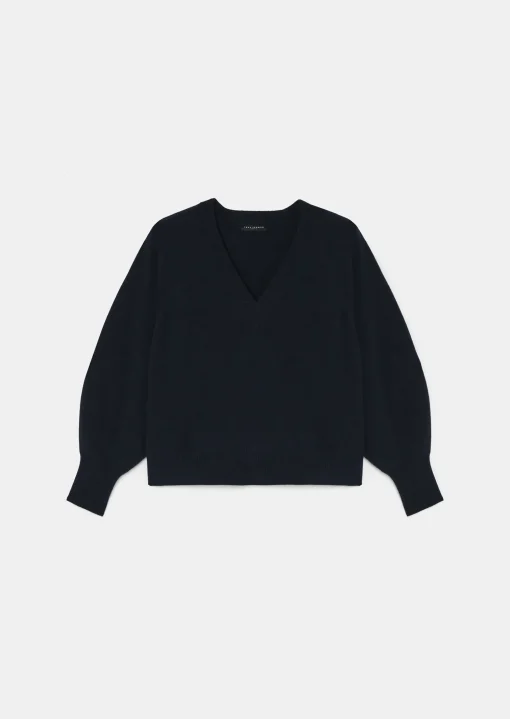 Pull Paz bleu nuit en cachemire
