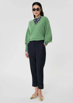 Pull Paz vert en cachemire