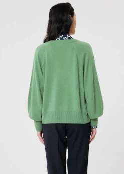 Pull Paz vert en cachemire