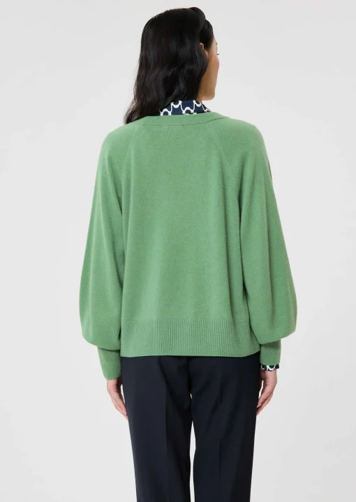 Pull Paz vert en cachemire