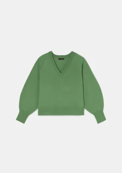Pull Paz vert en cachemire