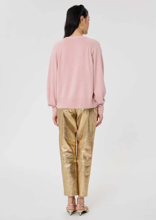 Pull Paz vieux rose en cachemire