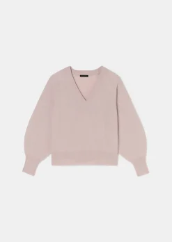 Pull Paz vieux rose en cachemire