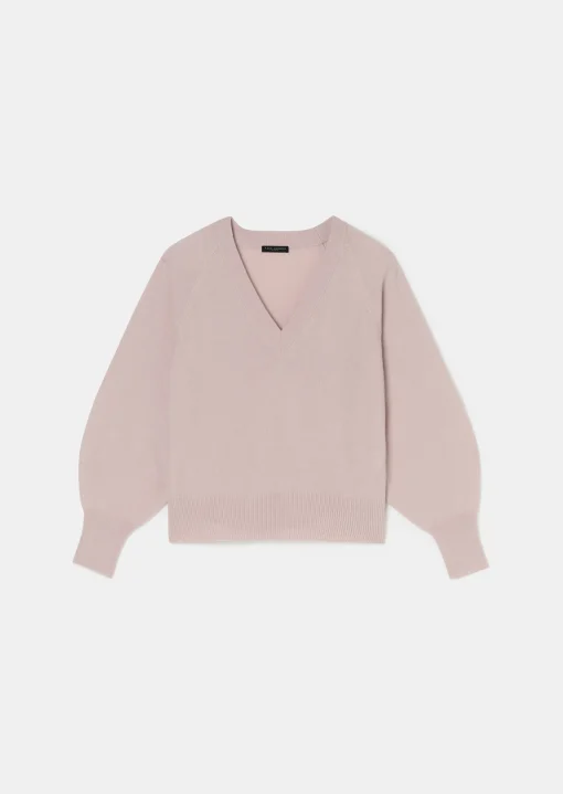 Pull Paz vieux rose en cachemire