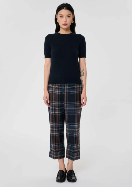 Pull Peer bleu nuit en cachemire