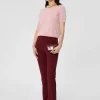 Pull Peer vieux rose en cachemire