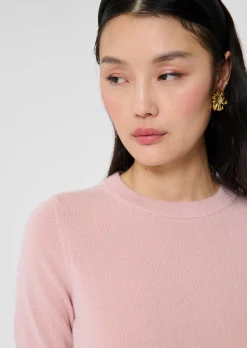 Pull Peer vieux rose en cachemire