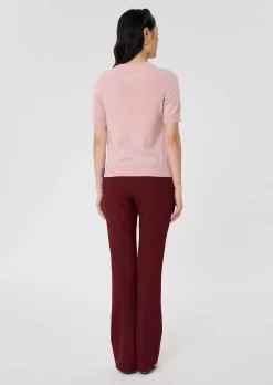 Pull Peer vieux rose en cachemire