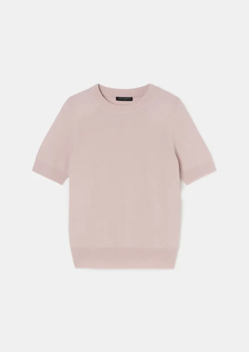 Pull Peer vieux rose en cachemire