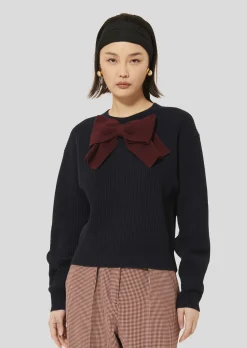 Pull Phoebe bleu nuit en laine