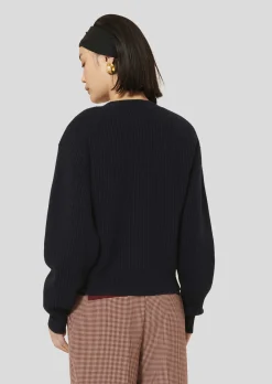 Pull Phoebe bleu nuit en laine