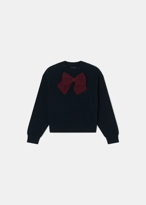 Pull Phoebe bleu nuit en laine