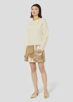 Pull Phoebe écru en laine