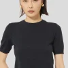 Pull Pica bleu nuit en laine merinos extrafine