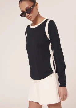 Pull Ponama bleu nuit en coton