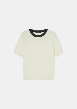 Pull Pontaven écru en laine merinos